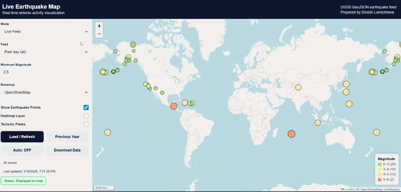 Earthquake Visualization